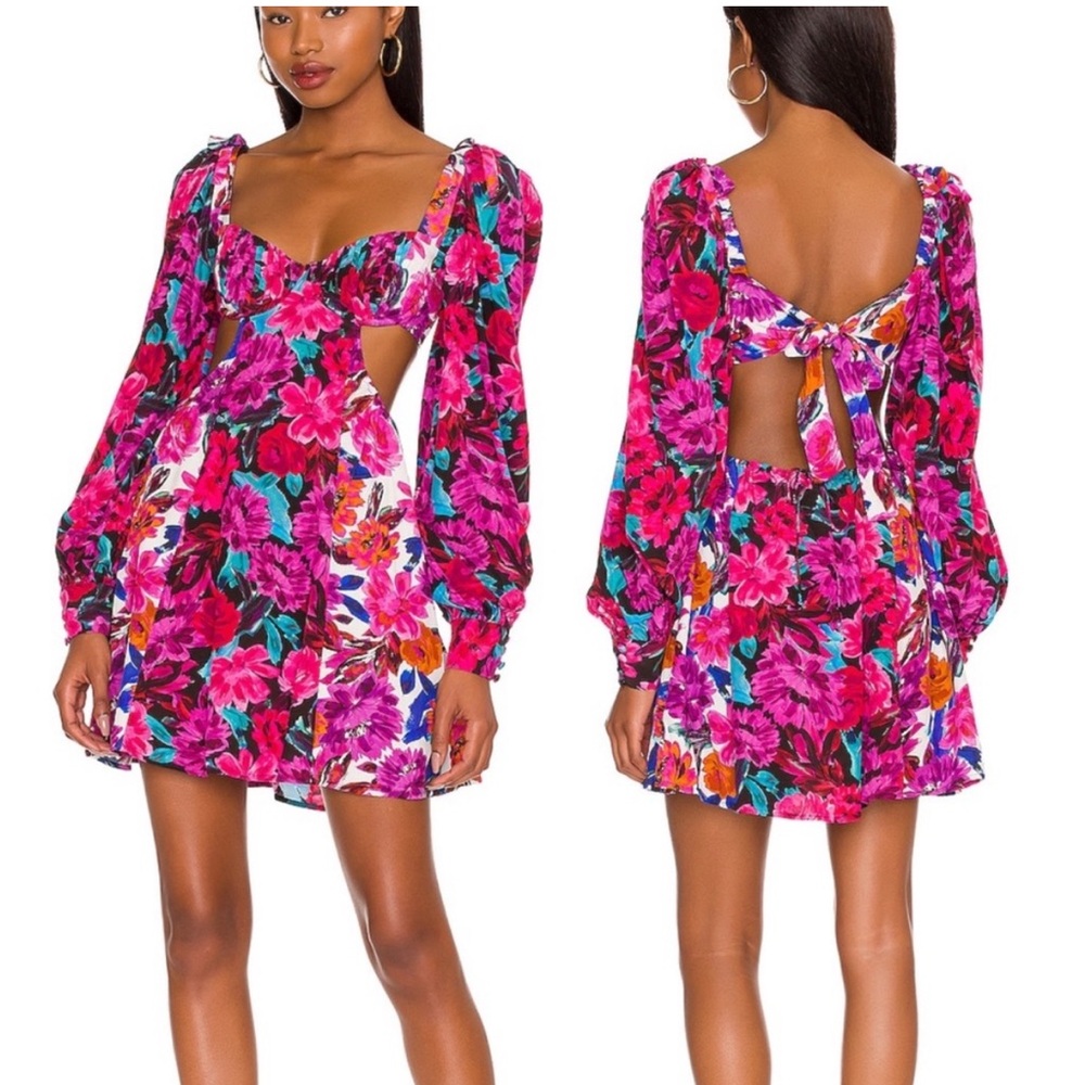 For Love & Lemons Scarlett Mini Dress